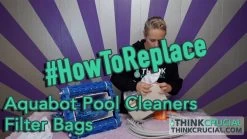 3pk Replacement Filter Bags, Fits Aquabot Pool Cleaners, Compatible With Par 8111 & 8101 -Best Filter Shop pool 3 filter bags fit aquabot pool cleaners part 8111 8101 7