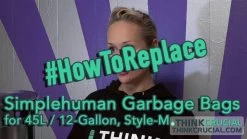 100pk Replacement Garbage Bags, Fits Simplehuman Trash Bins, 45L / 12-Gallon, Style-M 13 100pk Replacement Garbage Bags, Fits Simplehuman Trash Bins, 45L / 12-Gallon, Style-M -Best Filter Shop storage organization 100 replacement garbage bags for simplehuman trash bins 45l 12 gallon style m 6