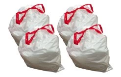 40pk Replacement Durable Garbage Bags, Fits Simplehuman® ‘size ''R''‘, 10L / 2.6 Gallon