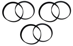 6pk Replacement UB11 Vacuum Belts, Fits Kenmore, Compatible With Part MC-V380B & 1860140600