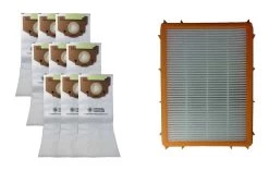 9pk Replacement RR Bags & 1 HF2 HEPA Style Filter, Fits Eureka, Compatible With Part 6115, 63295A & 61111