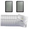 2pk Replacement EF1 Filters & 9 5055 Cloth Bags, Fits Kenmore, Compatible With Part 86889, 20-5055, 20-50557 & 20-50558