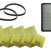 2pk Replacement CB3 Belts, 1 EF1 Filter & 9 5055 Paper Bags, Fits Kenmore, Compatible With Part 86889, 20-5218 & 20-5055 -Best Filter Shop vacuum floor care vacuum maintenance kit for kenmore vacuums with 2 cb3 belts 1 ef1 filter 9 5055 style c paper bags 1