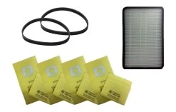 2pk Replacement CB3 Belts, 1 EF1 Filter & 9 5055 Paper Bags, Fits Kenmore, Compatible With Part 86889, 20-5218 & 20-5055