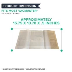 3PK Replacements For Vacmaster 8-10 Gallon Vacuums Fit VDBM -Best Filter Shop vp3 b919e741 2255 4c06 b156 1de3e3f0da02